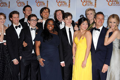 Dante Di Loreto, Jane Lynch, Lea Michele, Matthew Morrison, Cory Monteith, Dianna Agron, Chris Colfer, Jenna Ushkowitz and Amber Riley