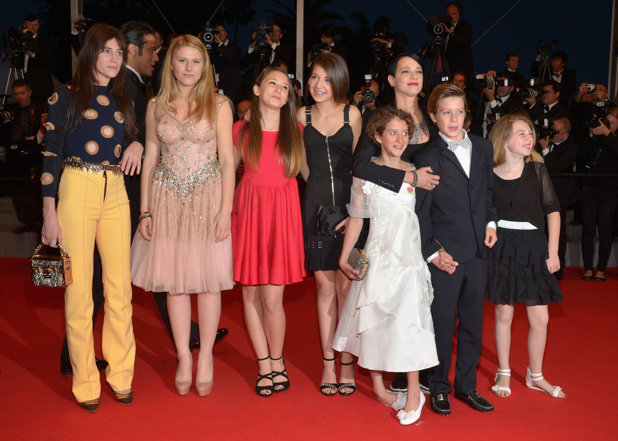 Asia Argento, Charlotte Gainsbourg, Giulia Salerno and Andrea Pittorino at event of Incompresa (2014)