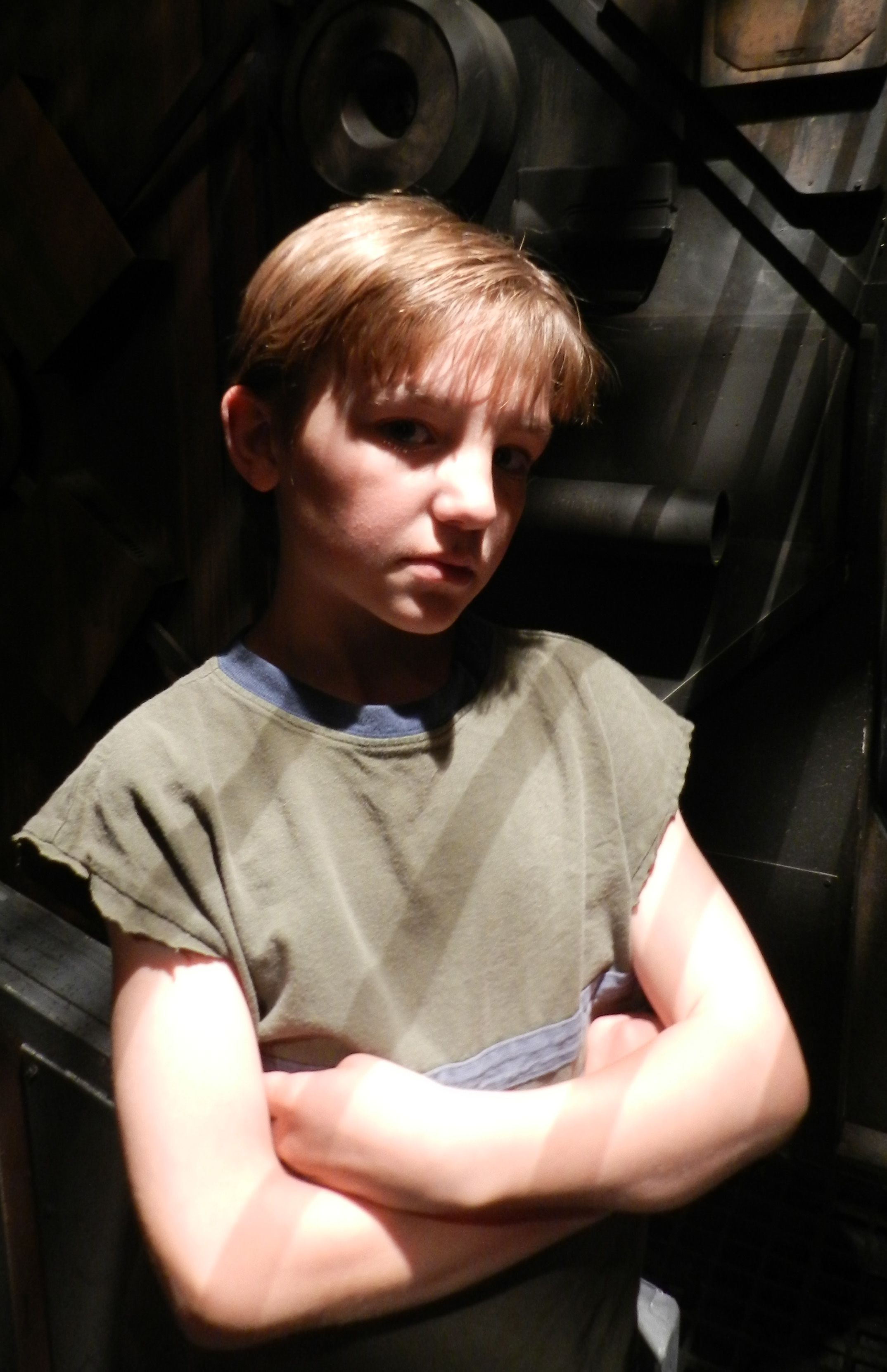 Zach as Young Jack Raiden. On set during the filming of 