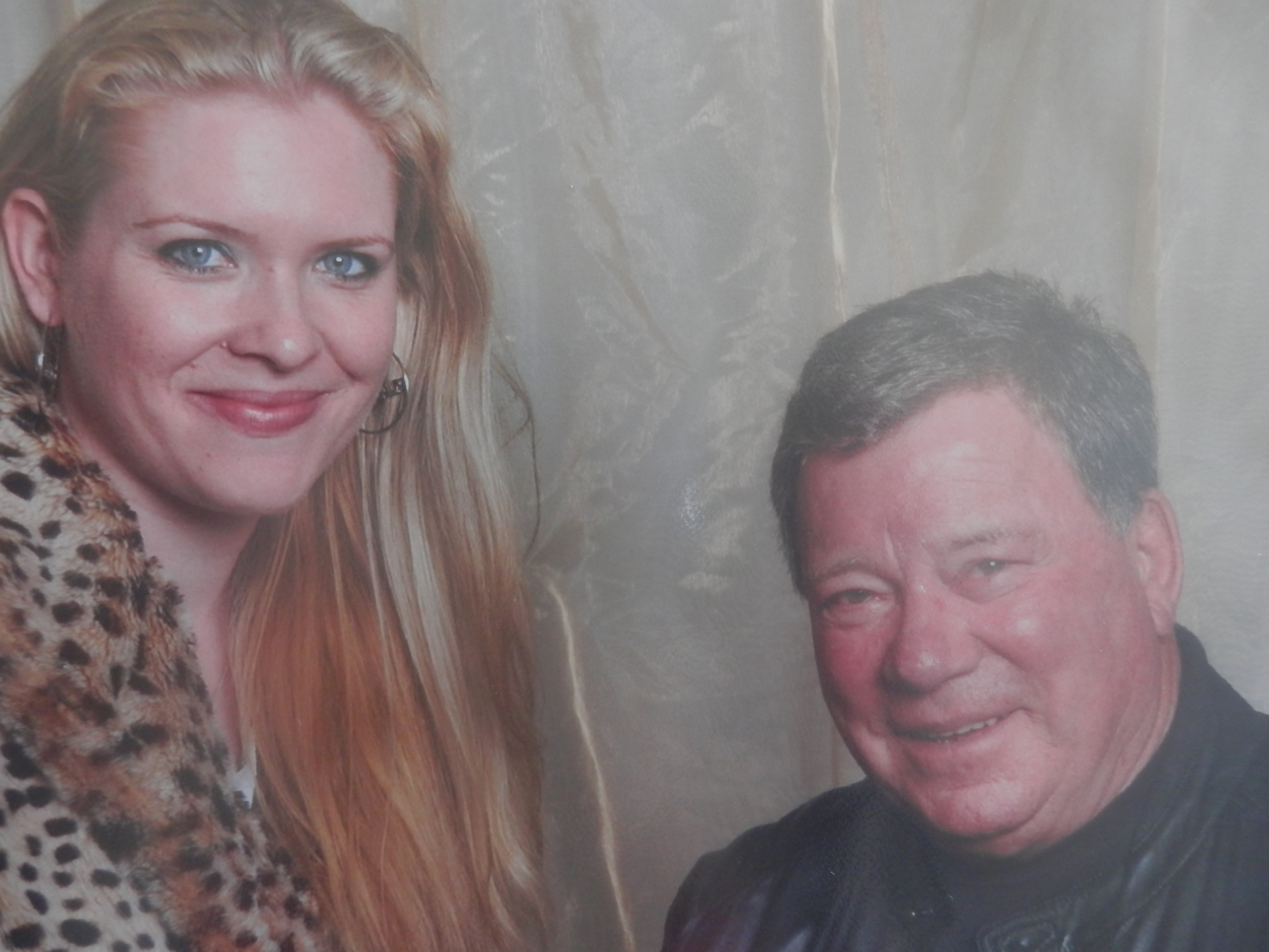 Stephanie May and William Shatner in Sydney.