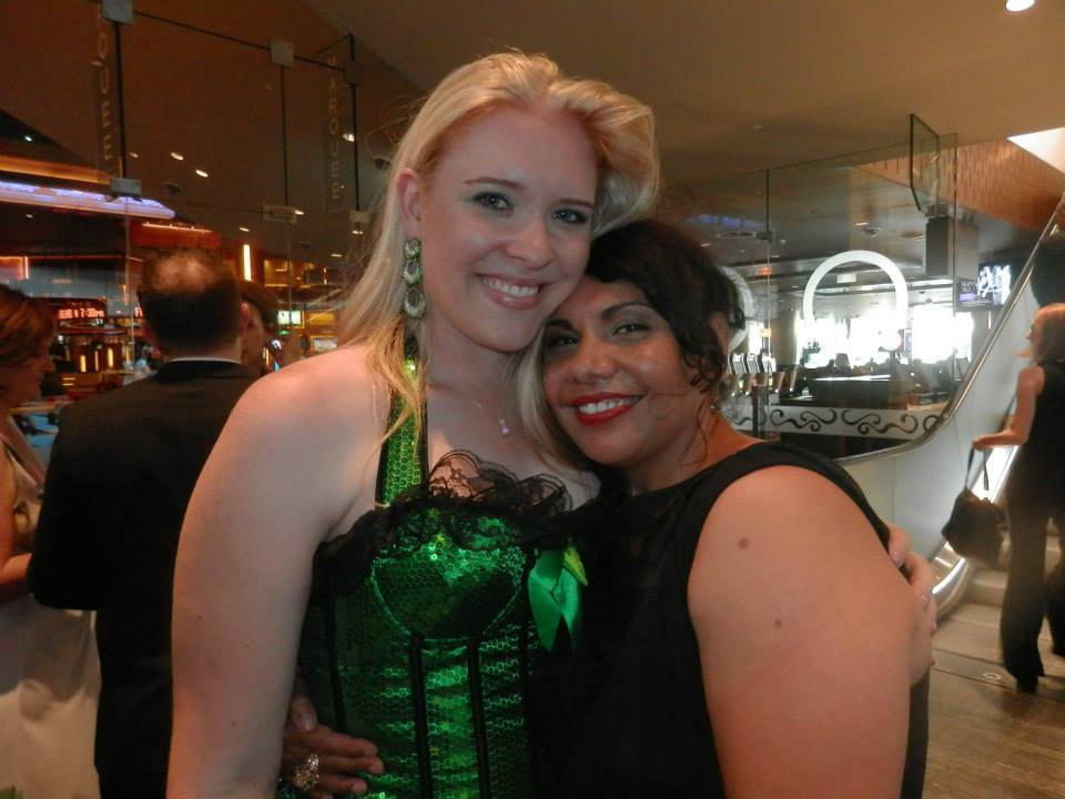 Stephanie and Deborah at the AACTA Awards 2014