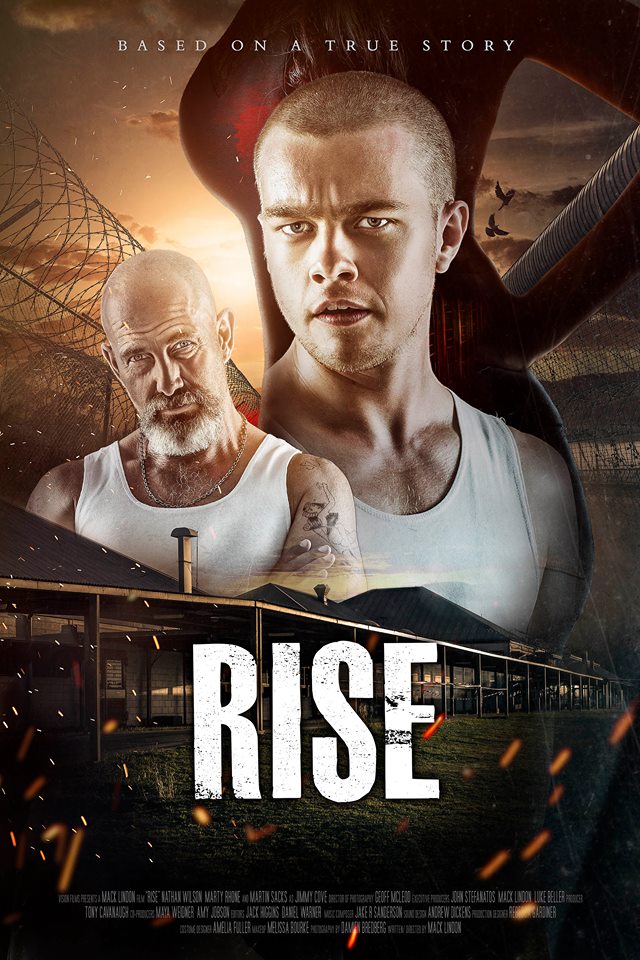 The official poster for RISE starring Martin Sacks and Stephanie May