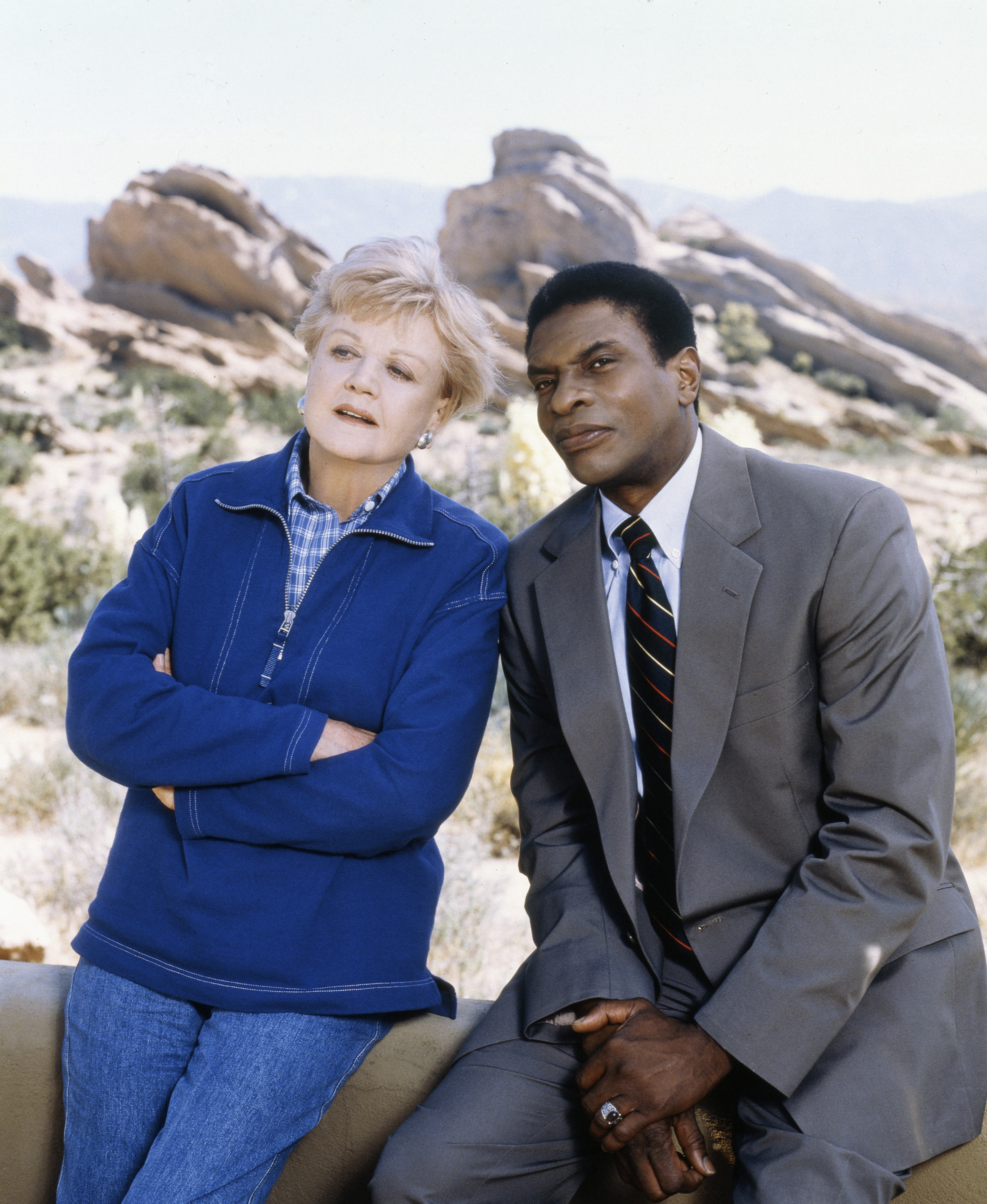 Still of Angela Lansbury and Keith David in Murder, She Wrote: South by Southwest (1997)