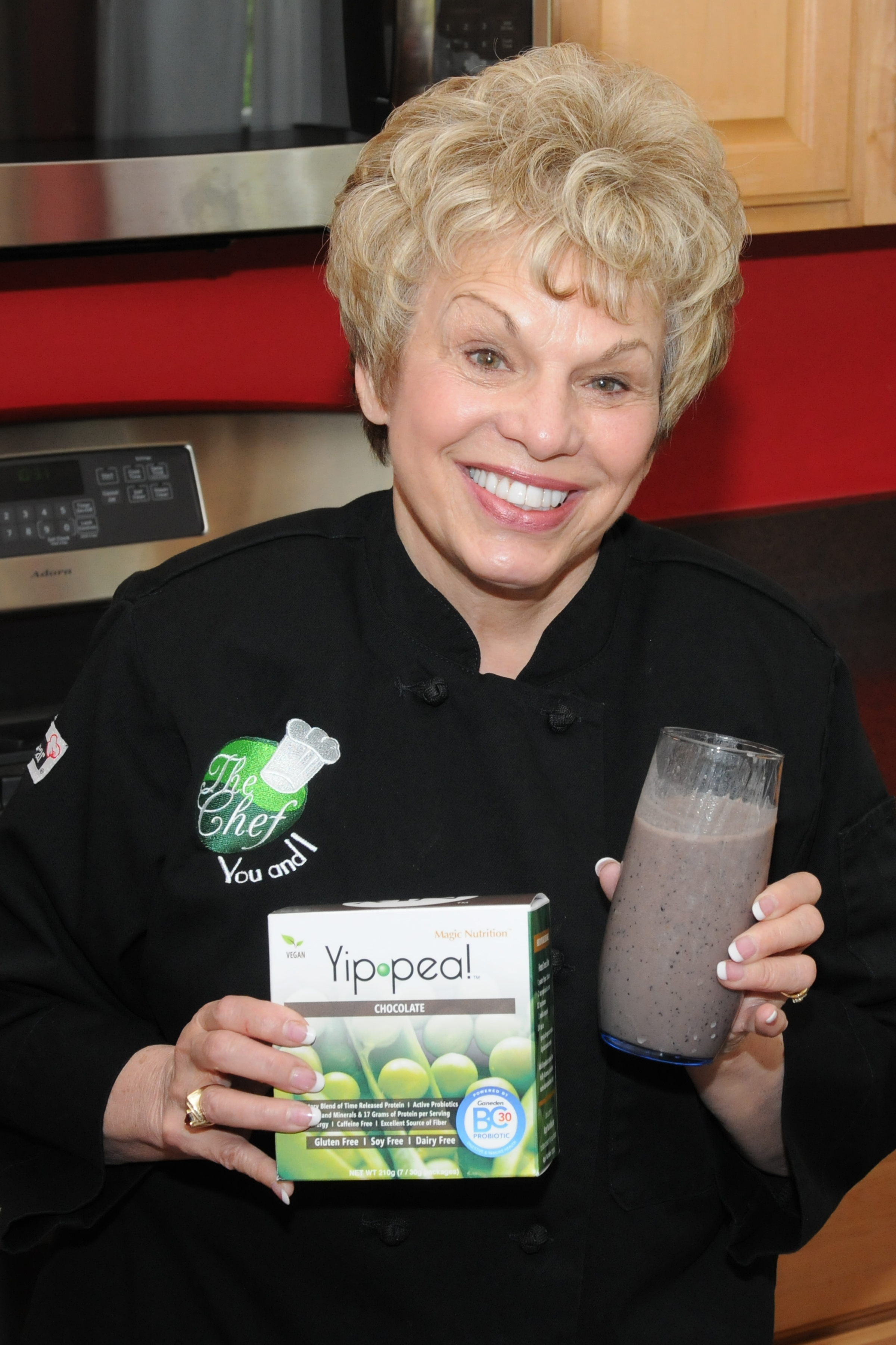 Kathryn loves her healthy shakes! Yip pea!!