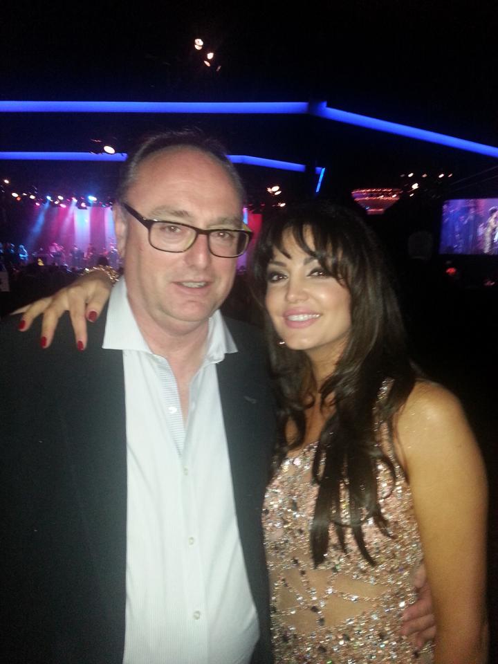 Clive Davis Party with International Pop Star Bleona