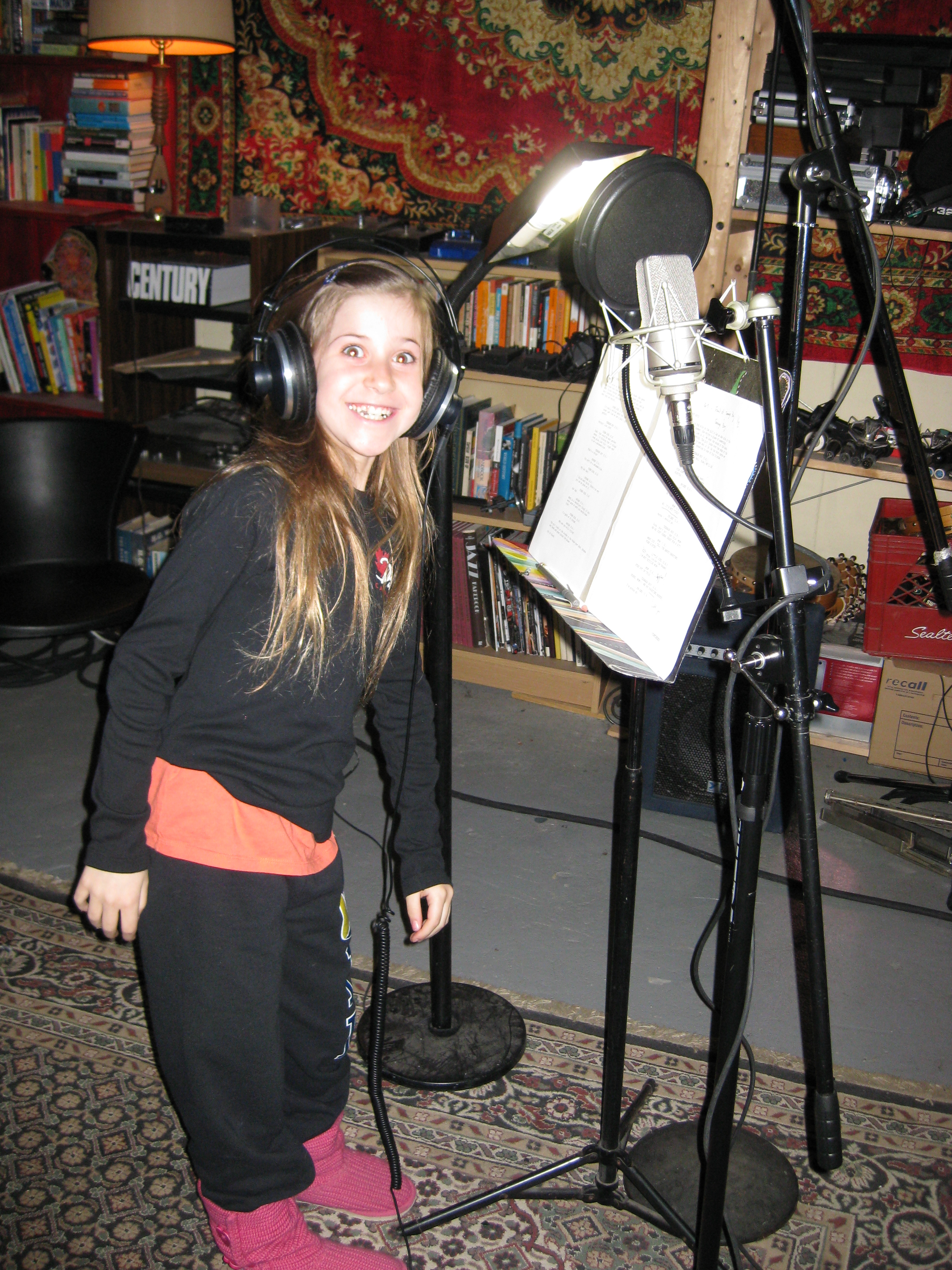 Gloria Adora a little too excited for her very first voice over.