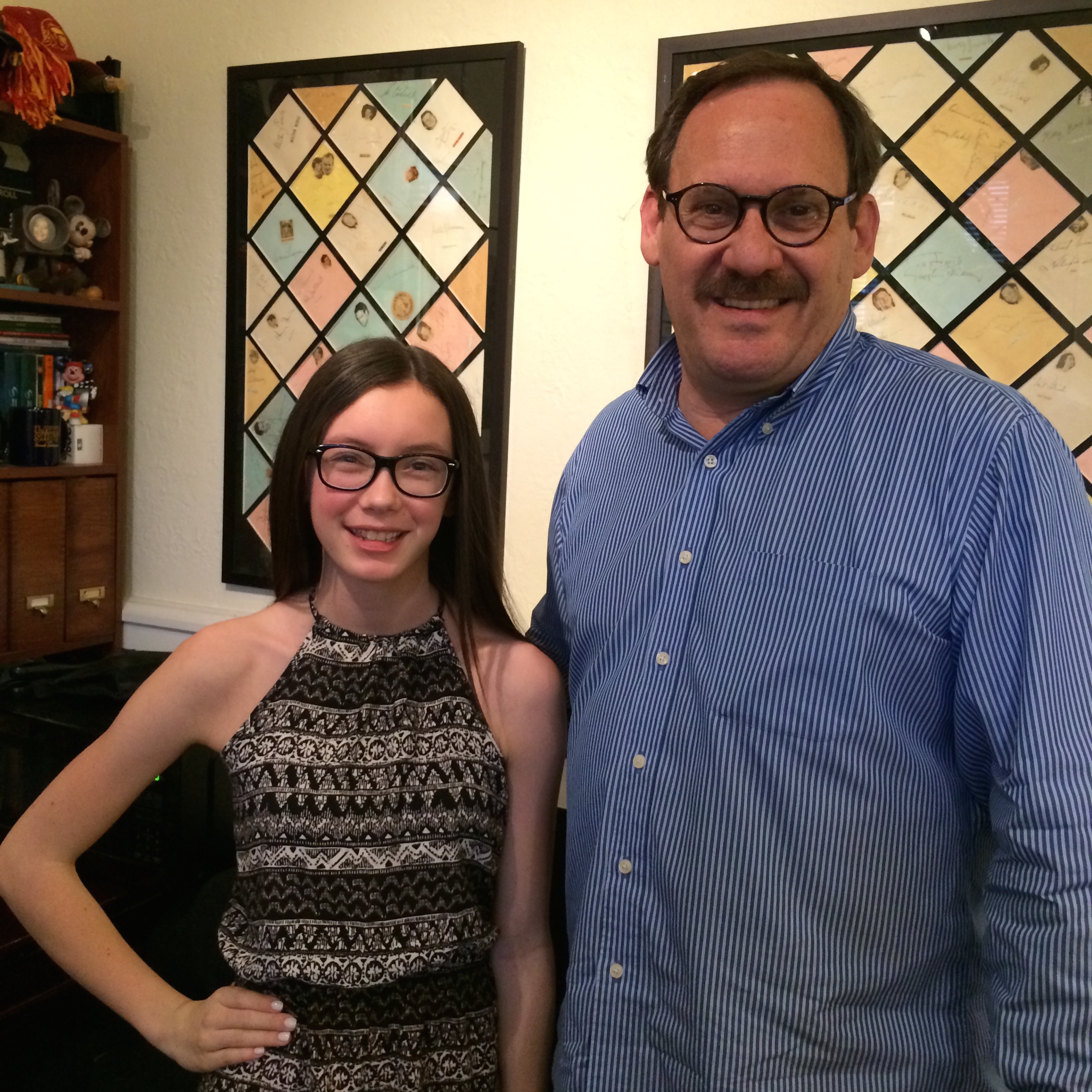 Posing with Producer Todd at The Lot Studios, Hollywood