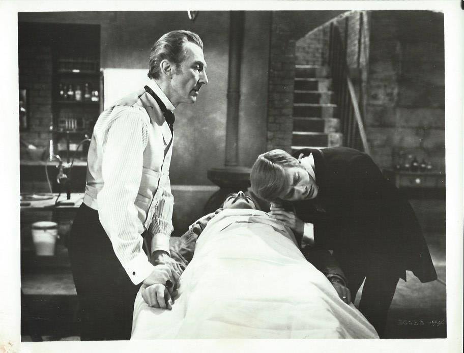Production Photo Frankenstein Must be Destroyed Peter and I