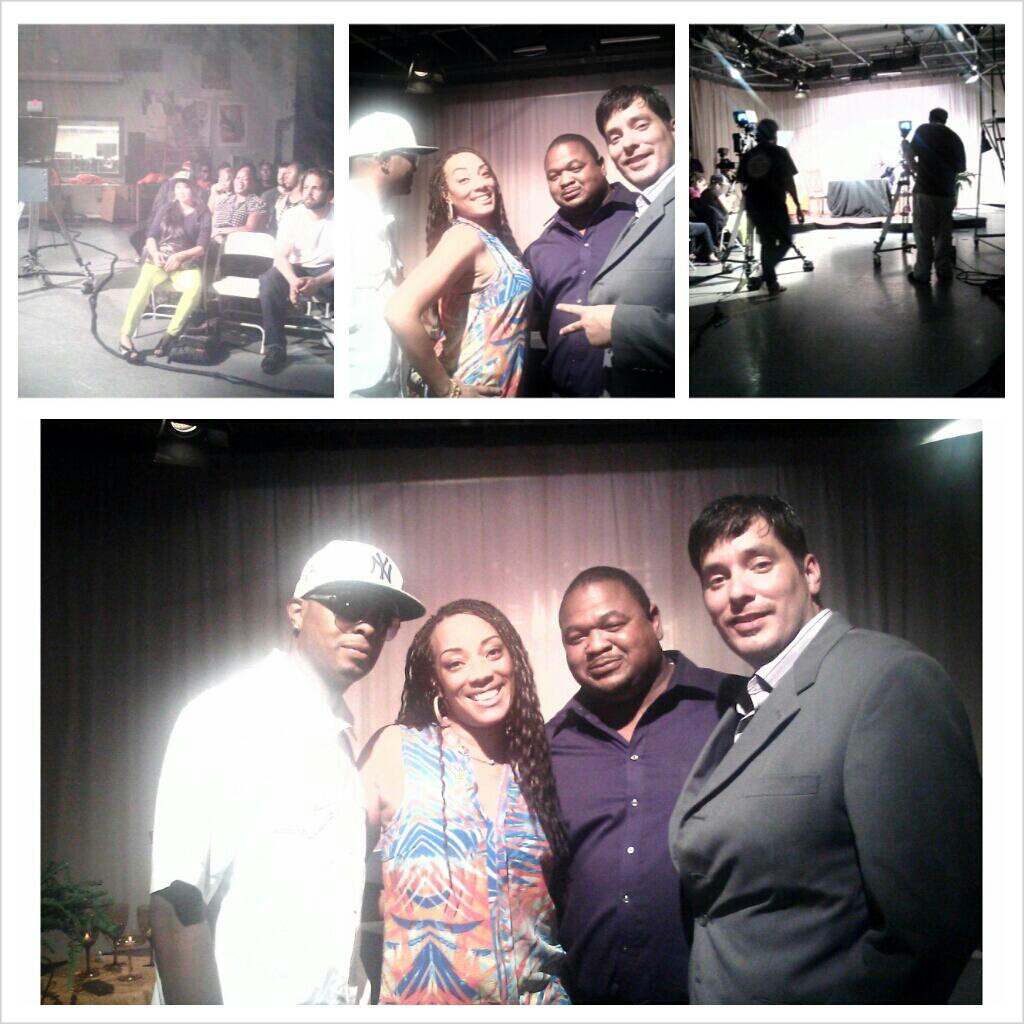 On set of variety Tv show Breakout Weekly