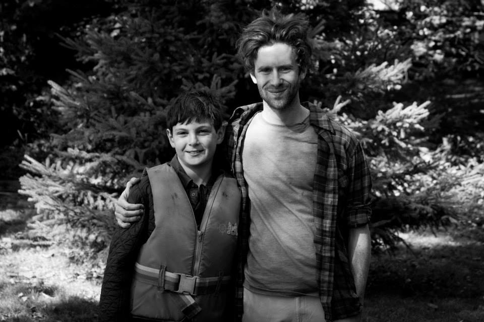 Michael and Mark Rendall on set of Algonquin