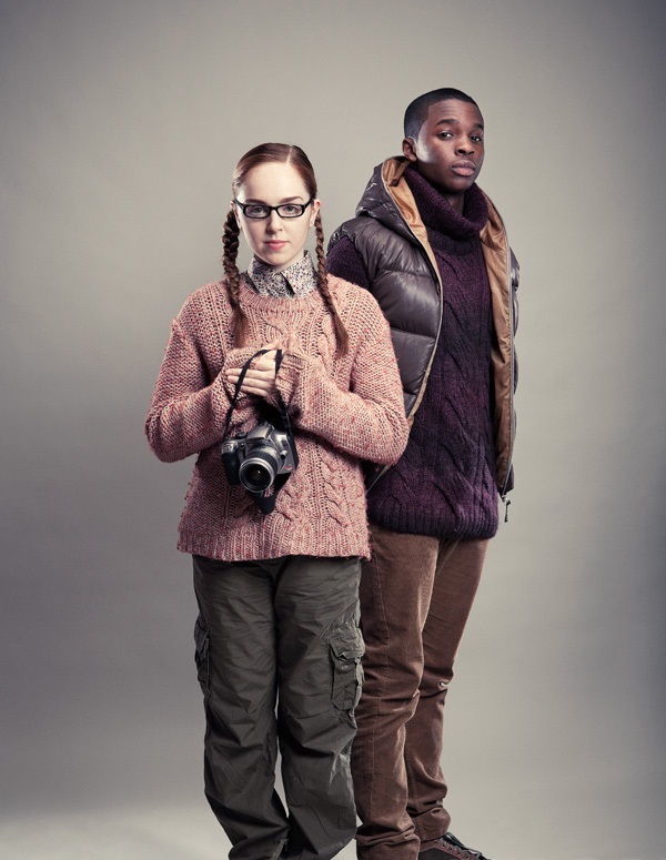 Louisa Connolly-Burnham and Kedar Williams-Stirling as Shannon and Tom in Wolfblood