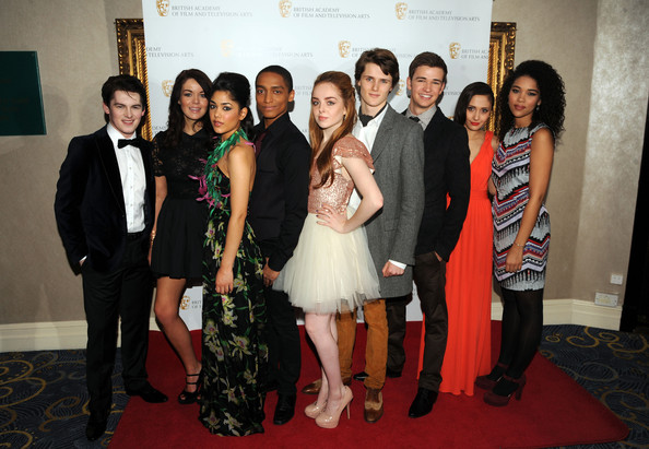 The cast of House of Anubis at the 2012 Childrens BAFTAs