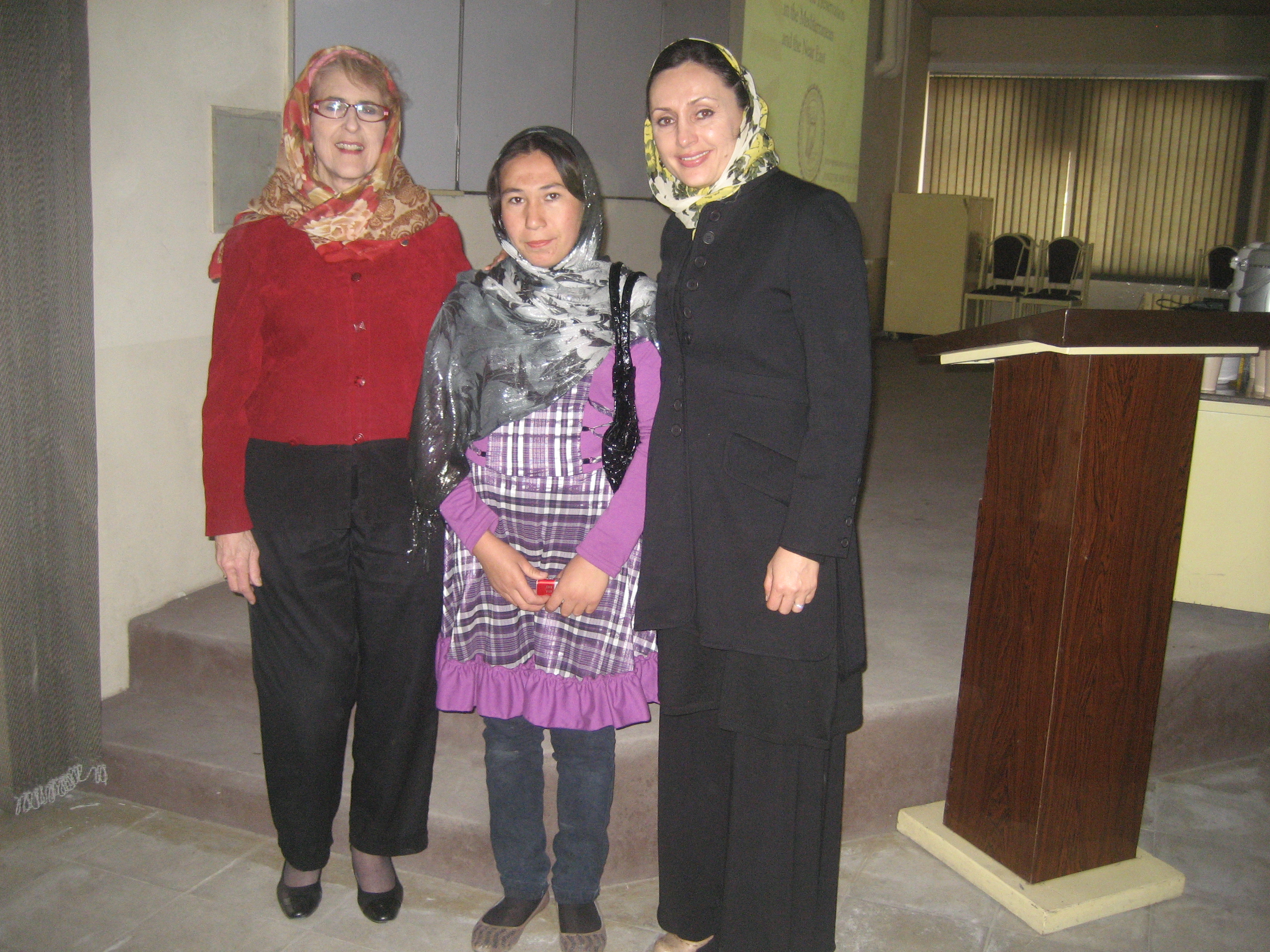 Humaira in Kabul University April 2011