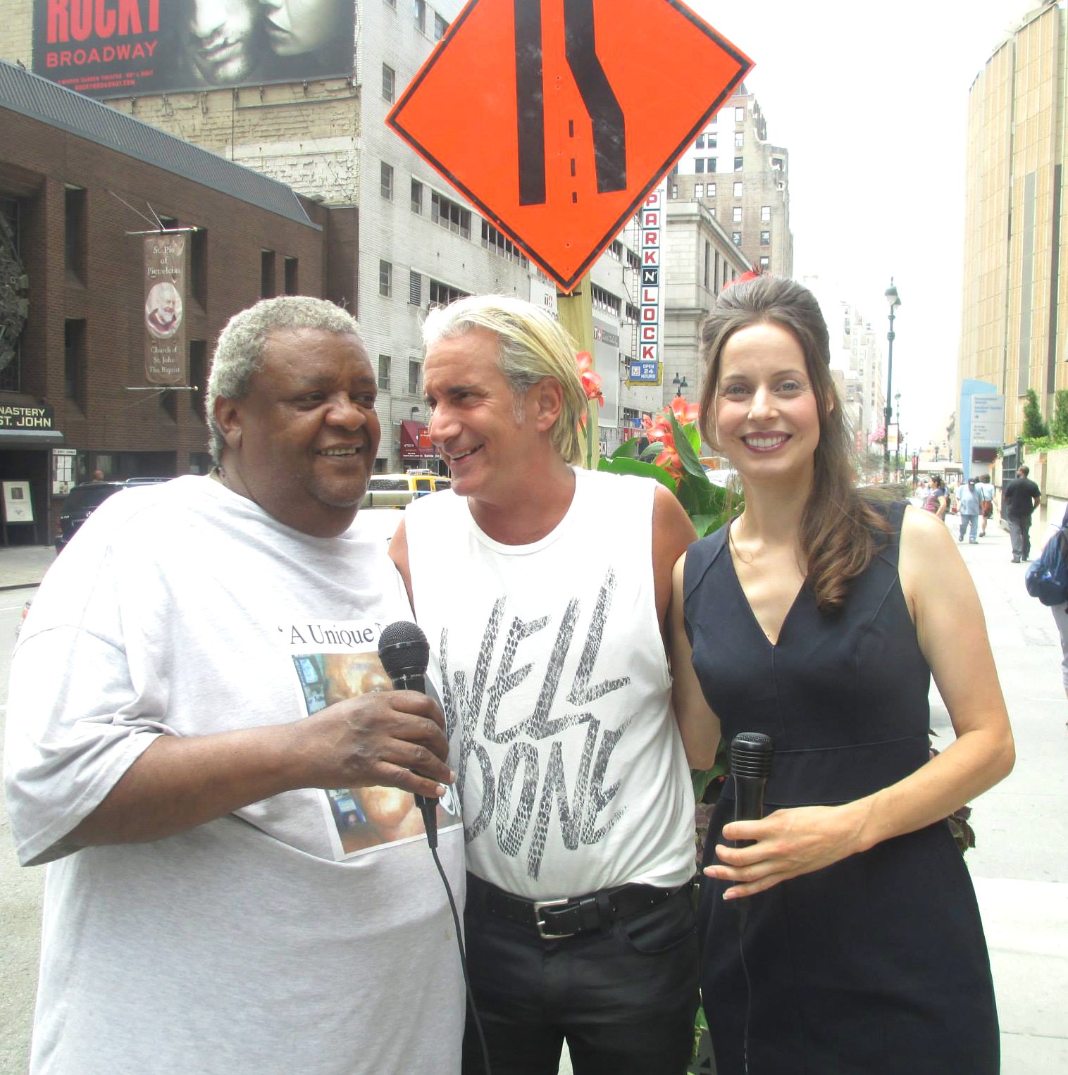 Jennifer Lynn Nuccitelli with Peter Austin Noto and James Dickson on 'The Peter Austin Noto' show