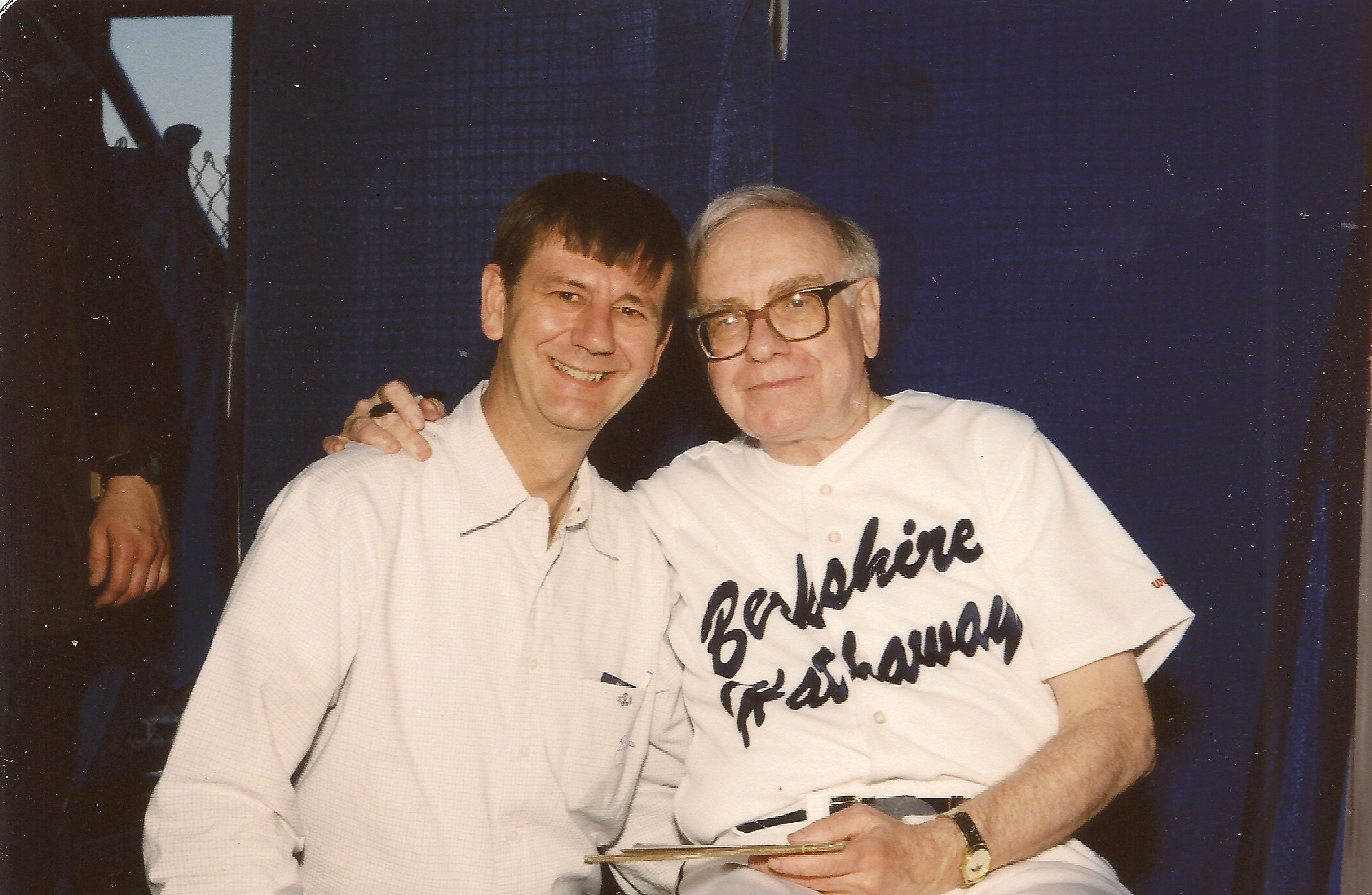 Still of Gus Rhodes and Warren Buffett