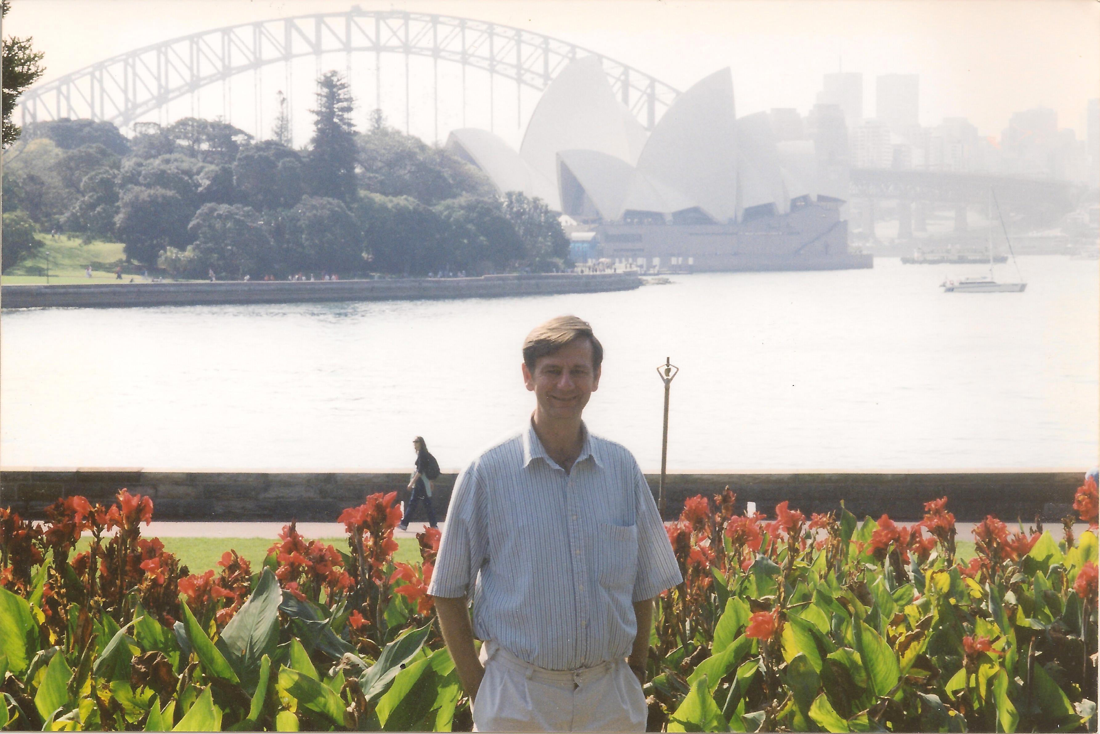 Gus Rhodes in Sydney, Australia for the 2000 Summer Olympic Games