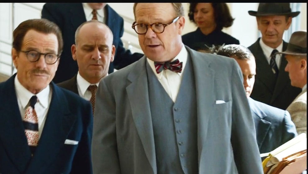 Still of Bryan Cranston, Peter Mackenzie and Gus Rhodes in Trumbo trailer (2015)