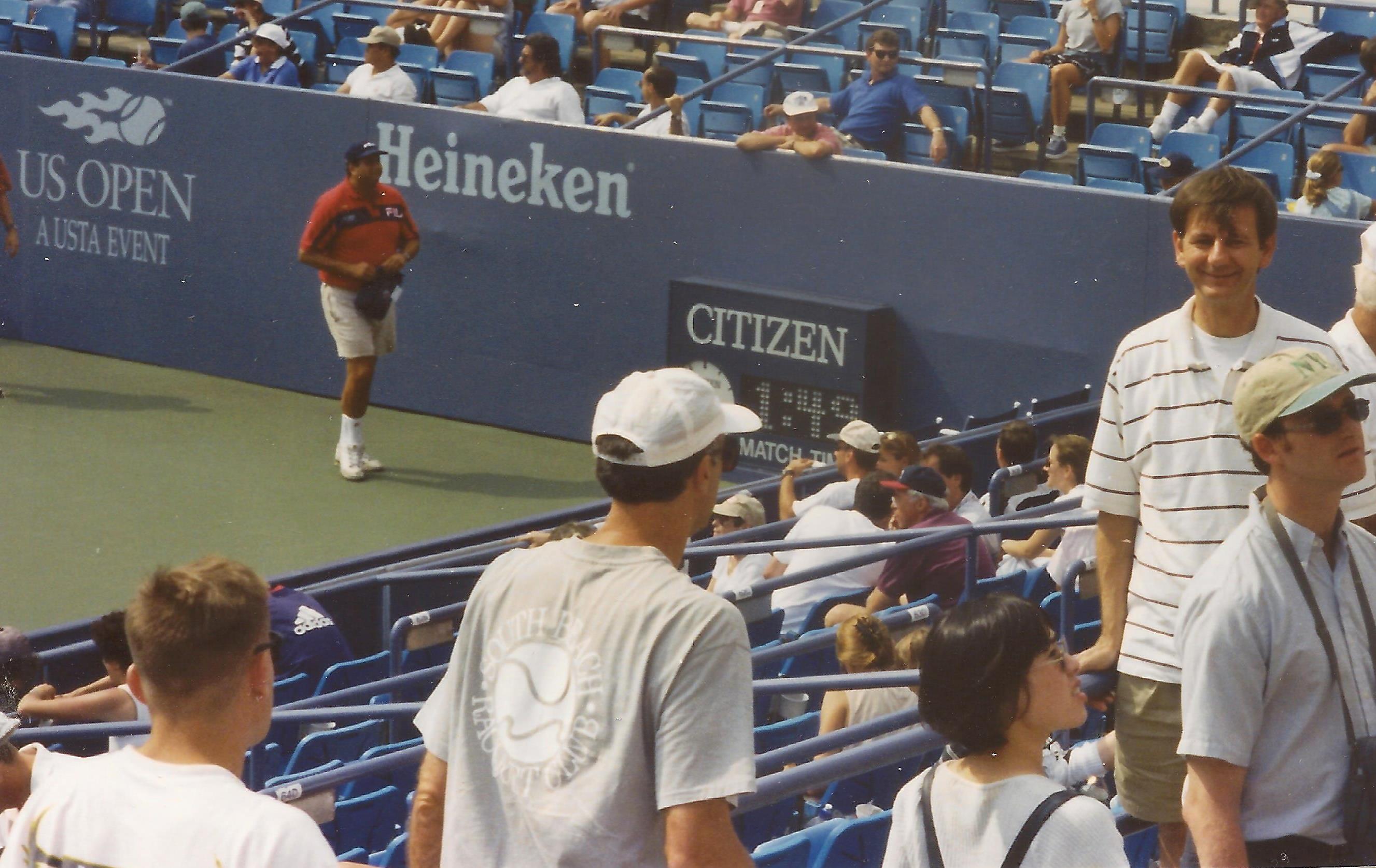 Gus Rhodes at 1997 US Tennis Open in New York