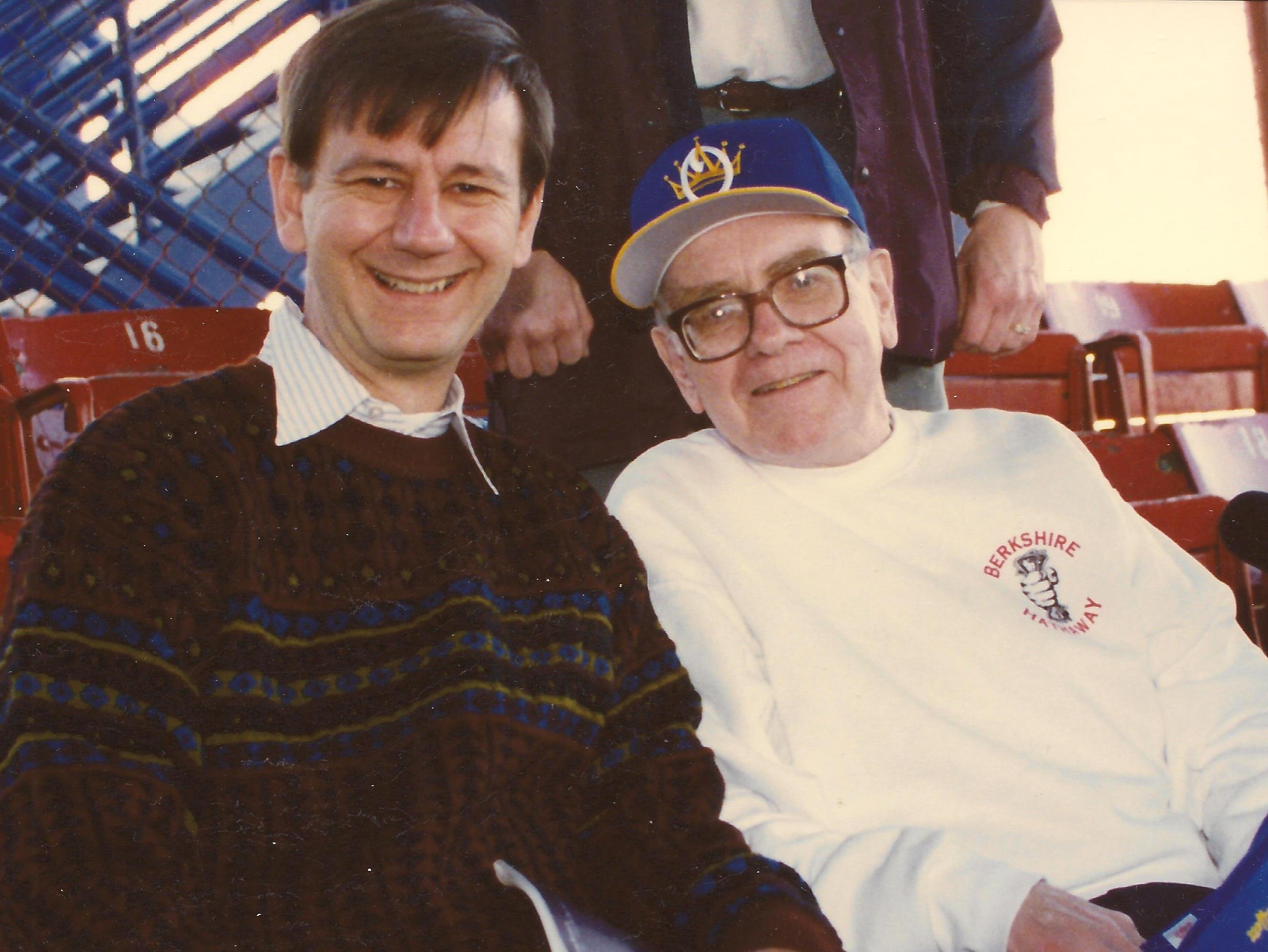 Still of Gus Rhodes and Warren Buffett