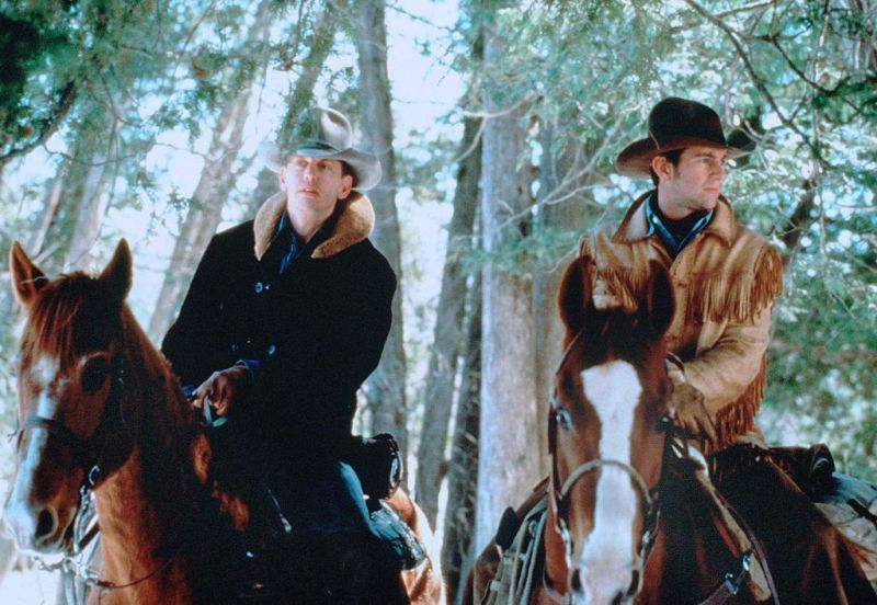 Ted Atherton and Chad Willett in Nothing Too Good for a Cowboy (1998)