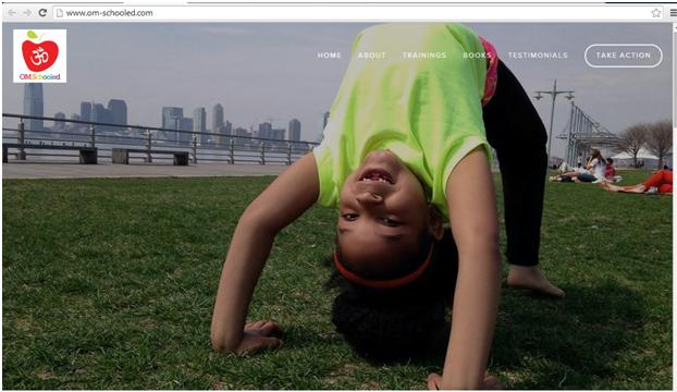 Amiya's video yoga shoot for OM Schooled