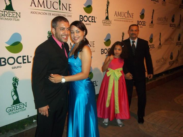 At the Amucine Green Women Film Awards in Santiago, Dominican Republic