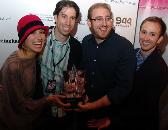 Sarah Carter, Jesse Ikeman, Jeff Glickman, and Michael May. Heineken Red Star Award '07.