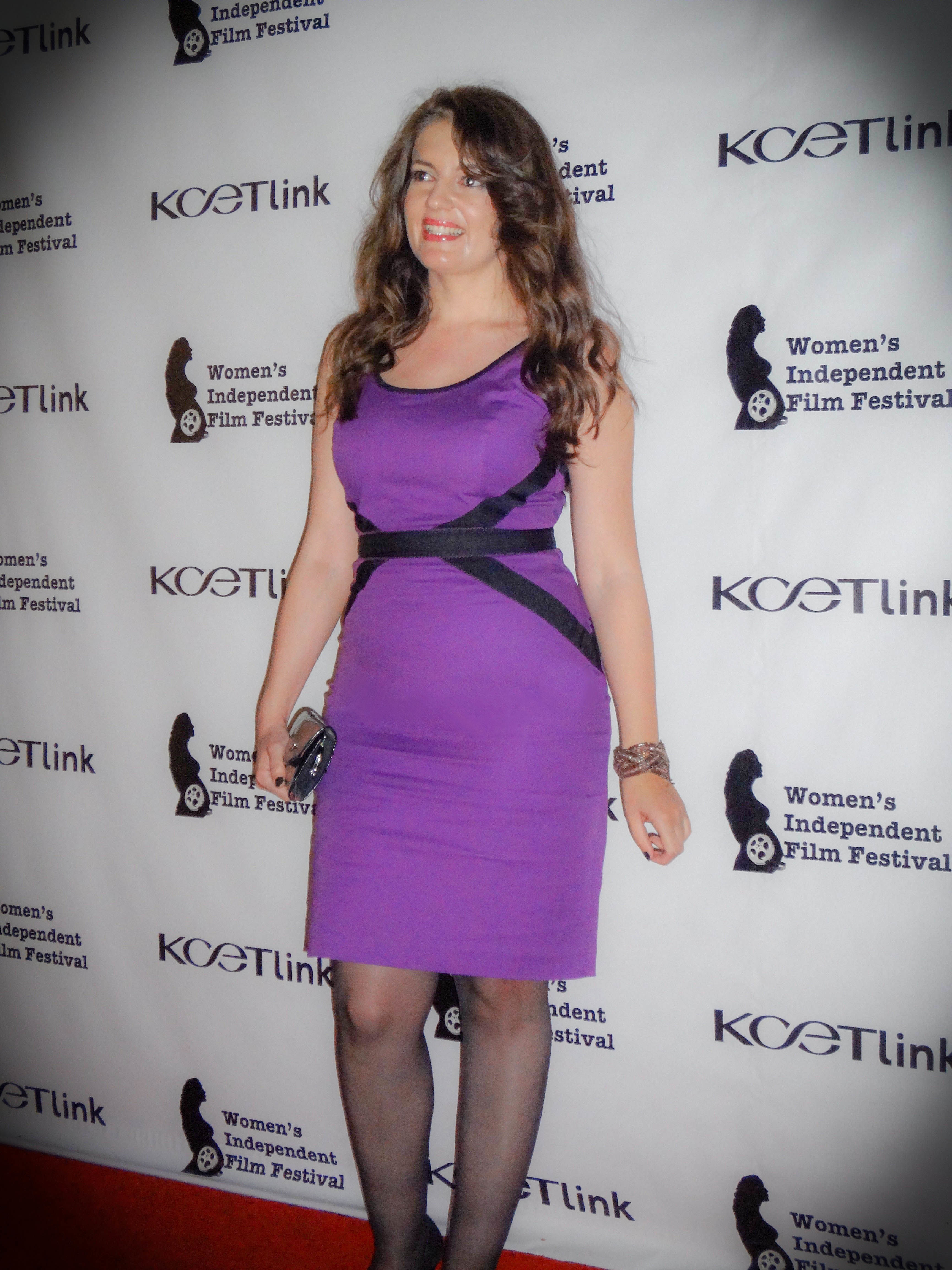 Minutes after winning Best Actress & Best Editor at the Women Independent Film Festival in Los Angeles.