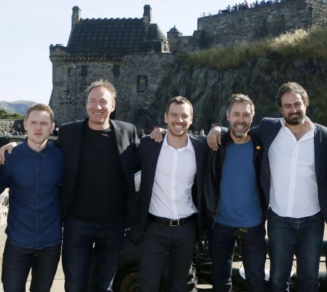 Ross Anderson, David Thewlis, Michael Fassbender, Paddy Considine and Justin Kurzel at the event of Macbeth (2015)