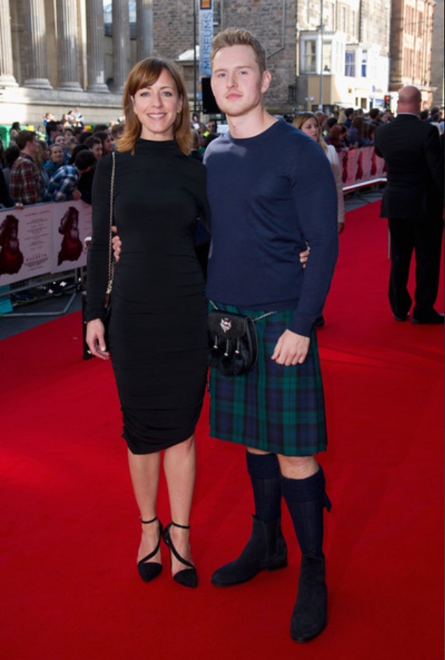 Ross Anderson and Claudie Blakley at the event of Macbeth (2015)