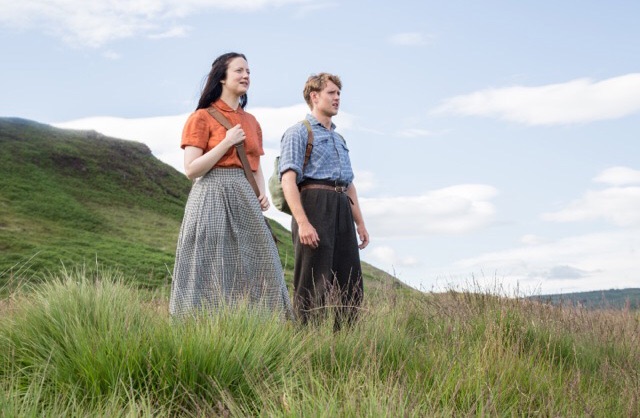 Still of Ross Anderson and Andrea Riseborough in The Silent Storm (2014)