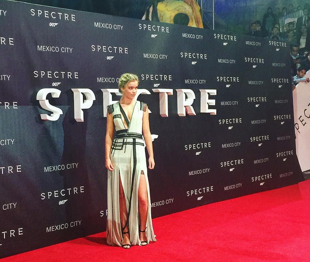 Gemita Samarra at the Spectre Premiere of the Americas in Mexico City