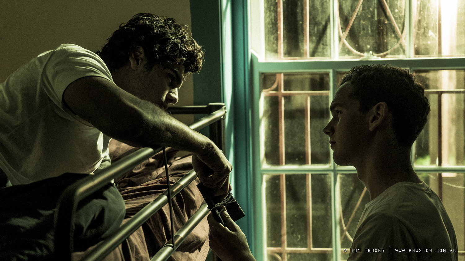 Damaged still with Nicholas Burton and Kabir Singh