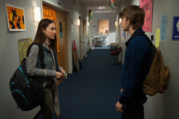 Still of Lyndon Smith and Miles Heizer on 