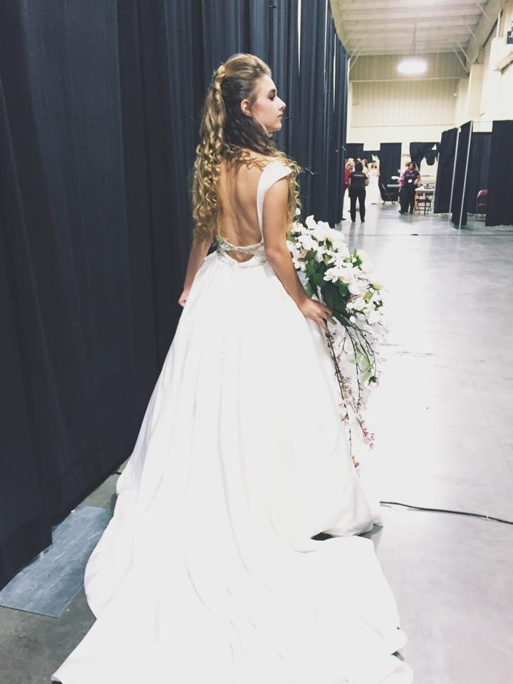 Rebekah Cohen Model for Carolina Bridal Fair