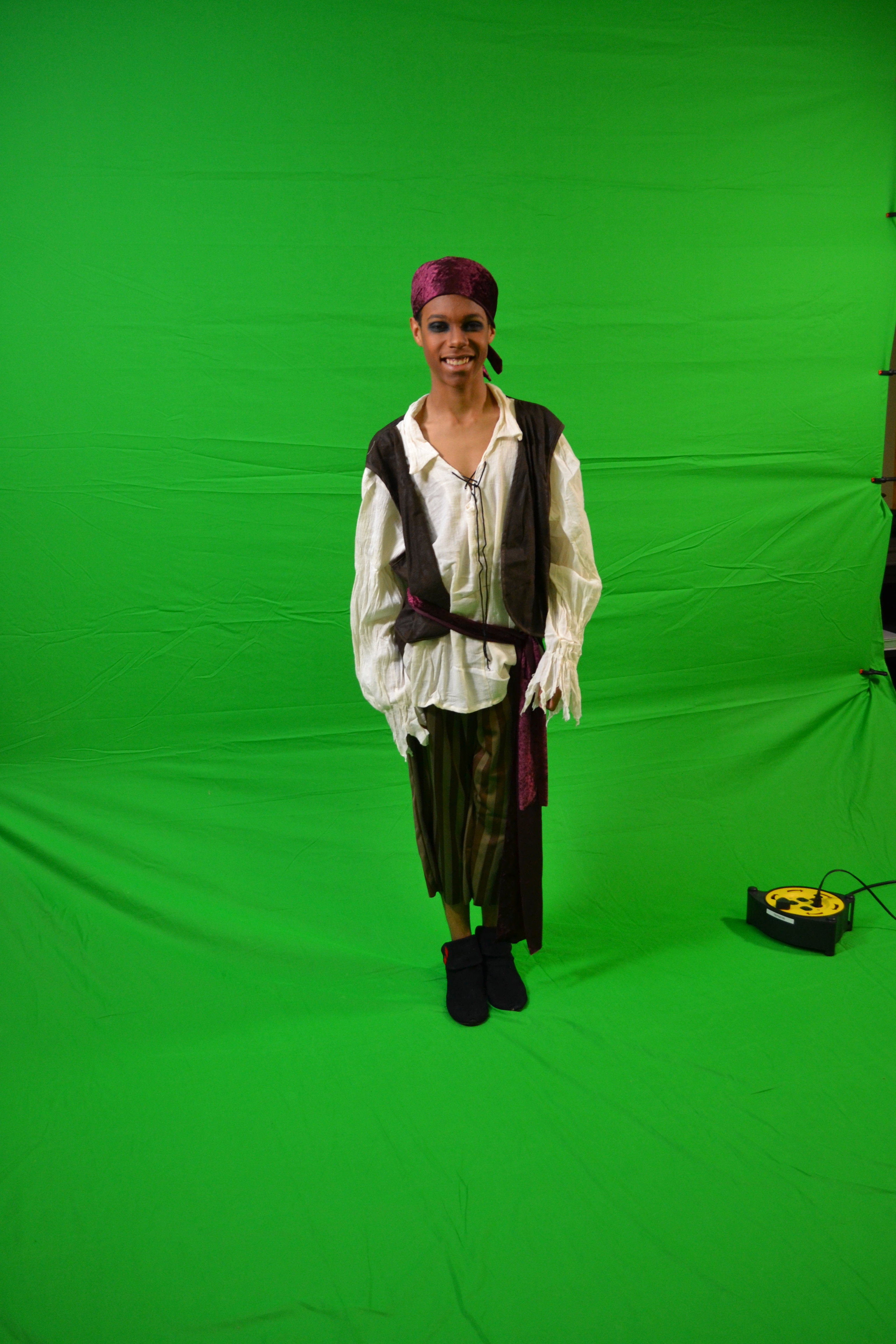 On set of Plunder! A Pirate's Quest