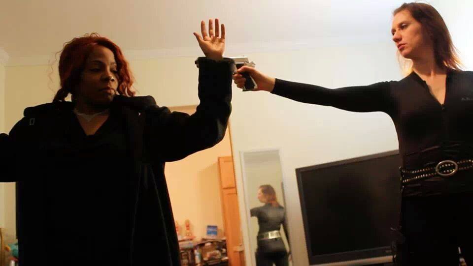 Anita Nicole Brown as Andrea Knight and Valerie Meachum as Dominique Kane in Crisis Function