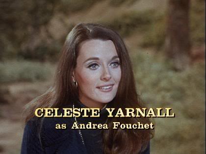 Celeste Yarnall, guest starring on The Man From Uncle, episode The Monks of St. Thomas Affair 1966