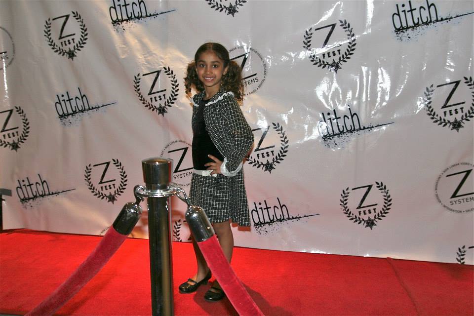 Ava on the red carpet for her film From the water to a river.