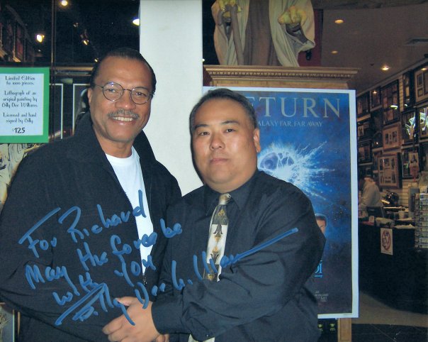 Billy Dee Williams and I at the Caesar's Palace signing event 2006