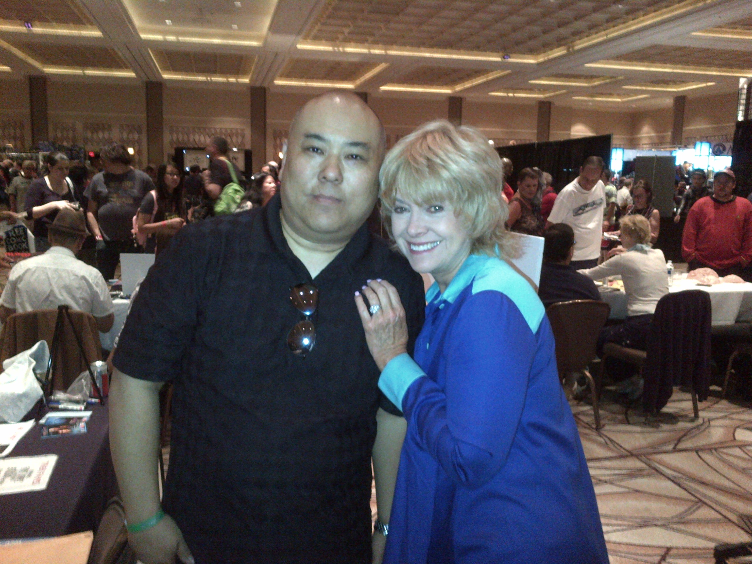 Together with Catherine Hicks of 