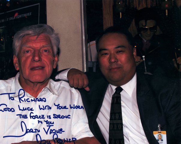 David Prowse (Darth Vader) and I at Caesar's Palace Signing event 2006