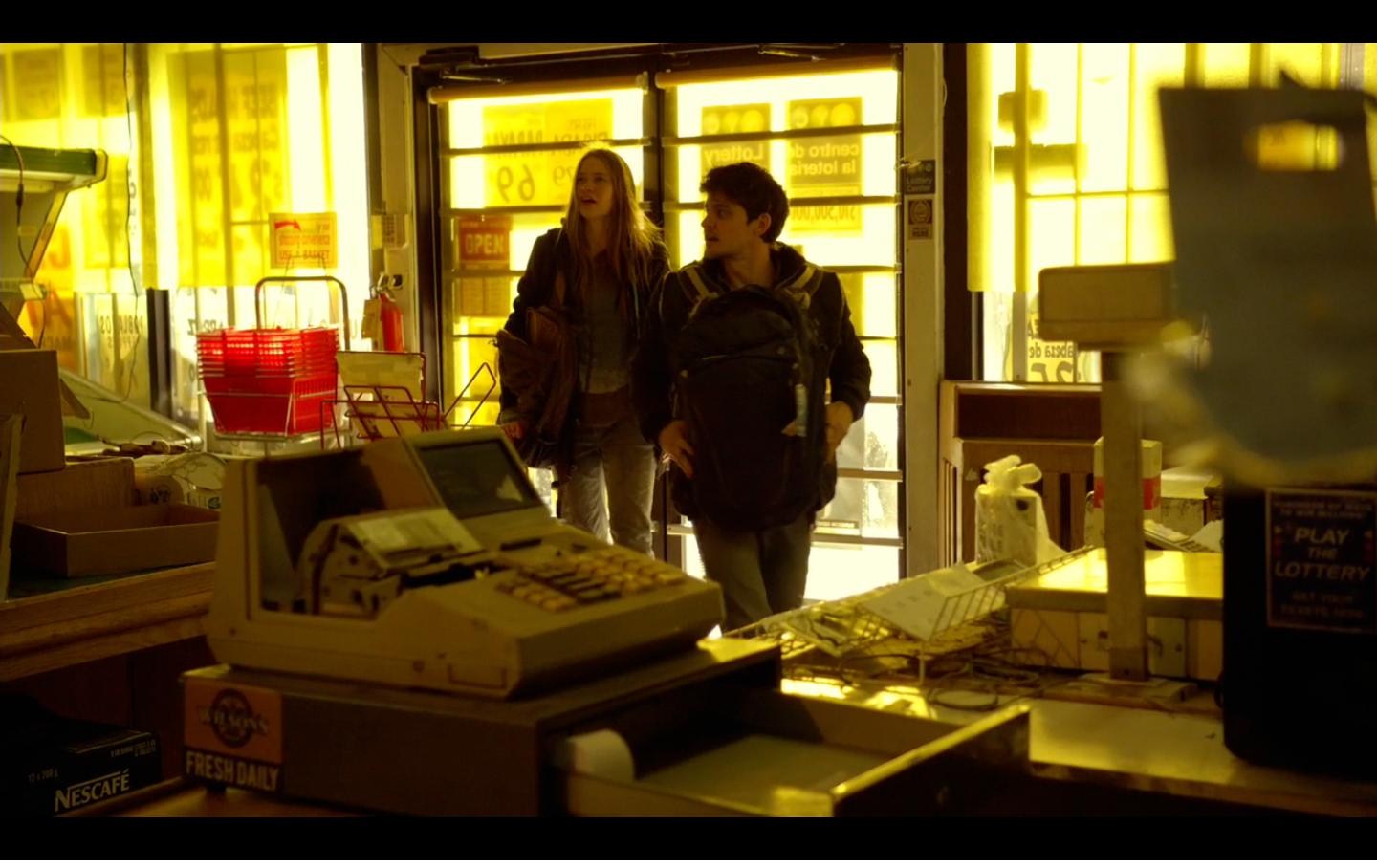 Camille Stopps and James Cade on The Strain 'The Third Rail' as jukie looter duo Val and Roman.
