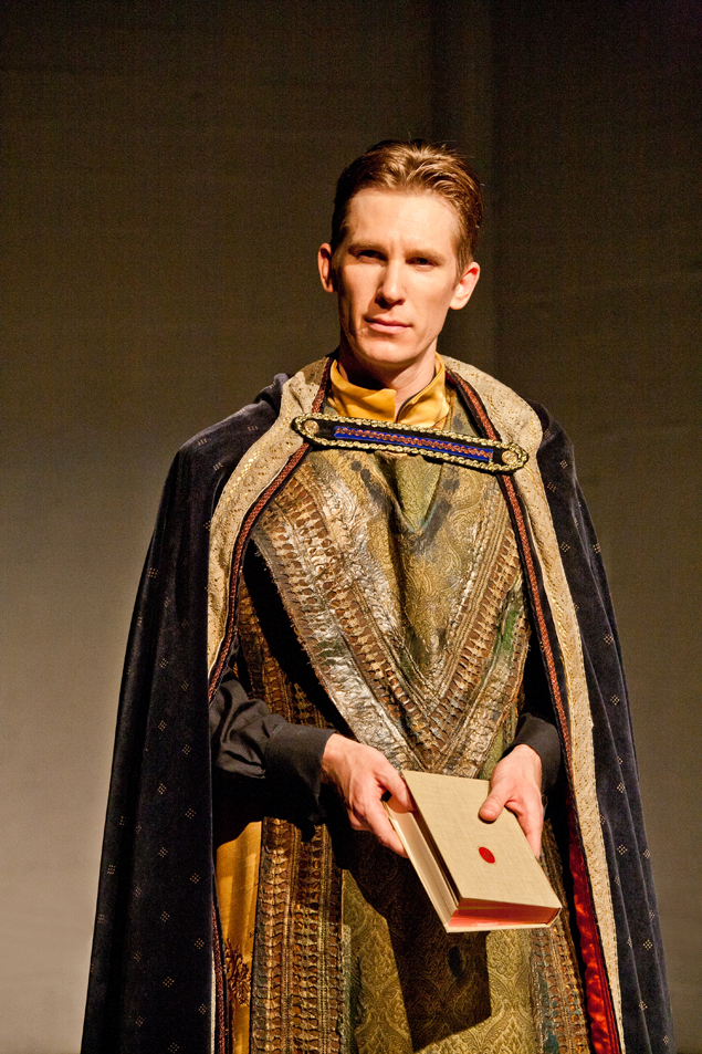 Jordan Essoe as Faust in Ish Lein's IN A WORD, FAUST at Counterpulse. January 19, 2013.