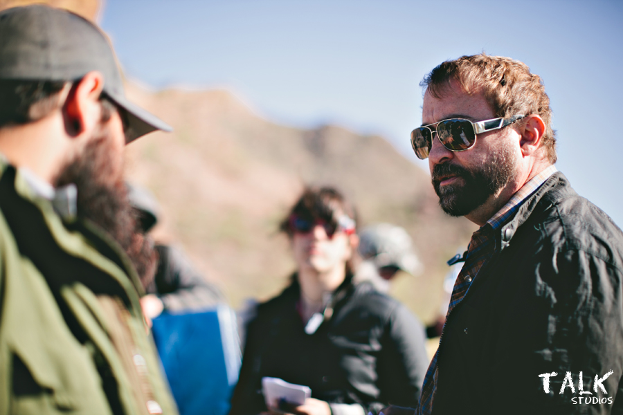 Director Roze with his Cinematographer Richard Robles on the set of Speak No Evil