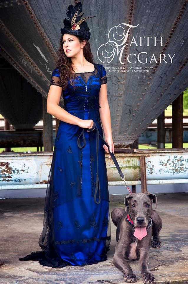 Pay It Forward Animal Rescue modeling event with designer Faith McGary