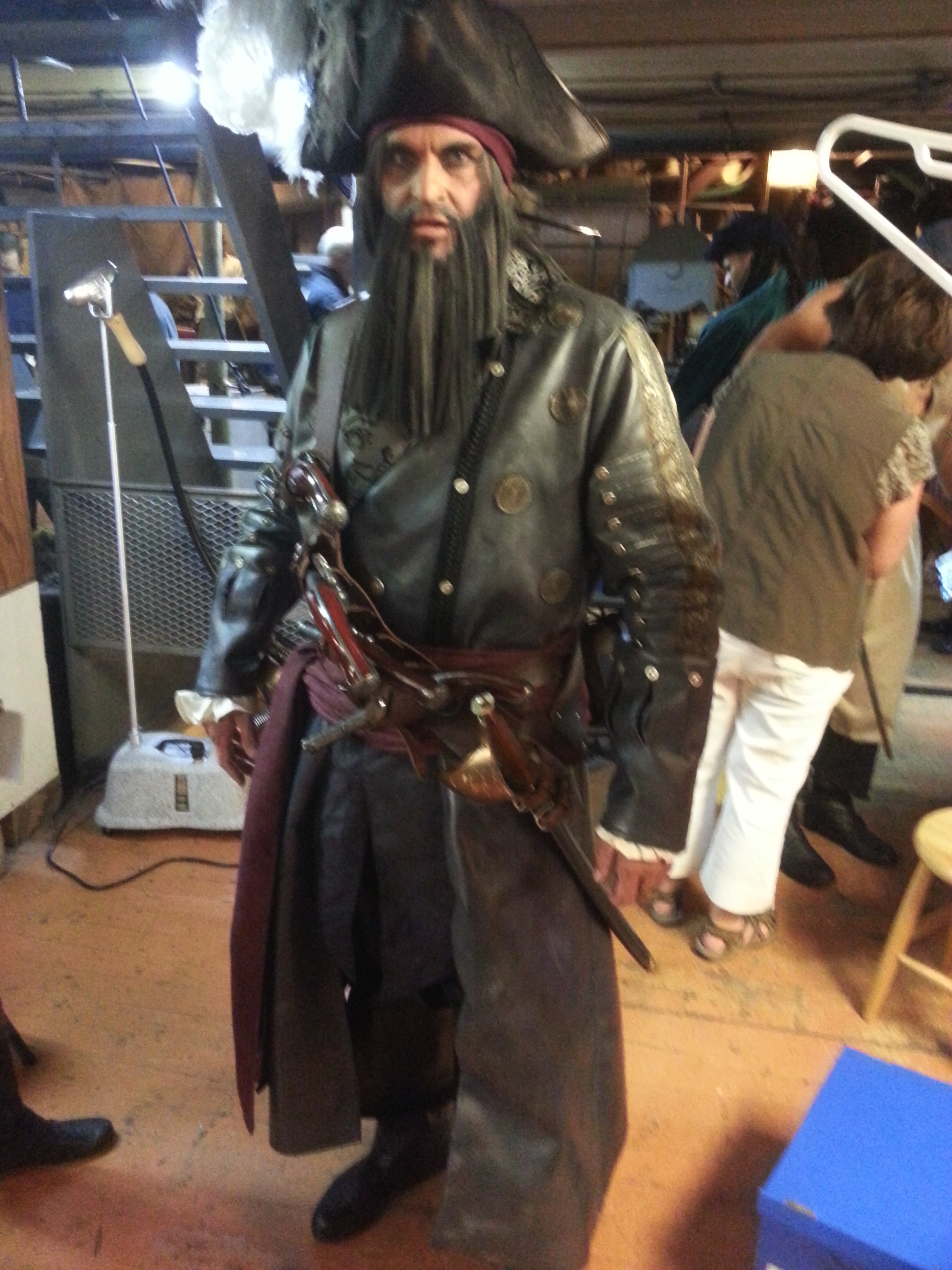 2013 Comic-Con Assassin's Creed 4-Blackflag promotion. George Dawe is ready for 