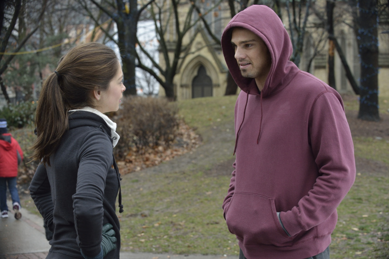 Still of Ben Mark Holdzberg, Kristin Kreuk and Jay Ryan in Beauty and the Beast (2012)