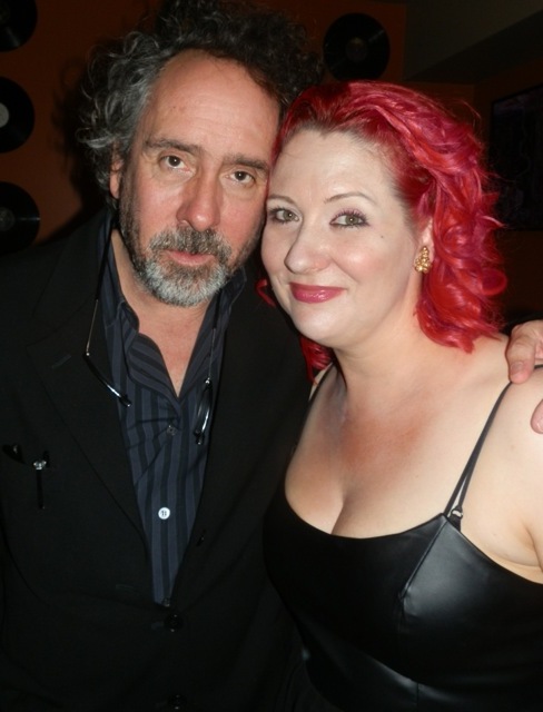 Clark and Tim Burton on 'Big Eyes'.