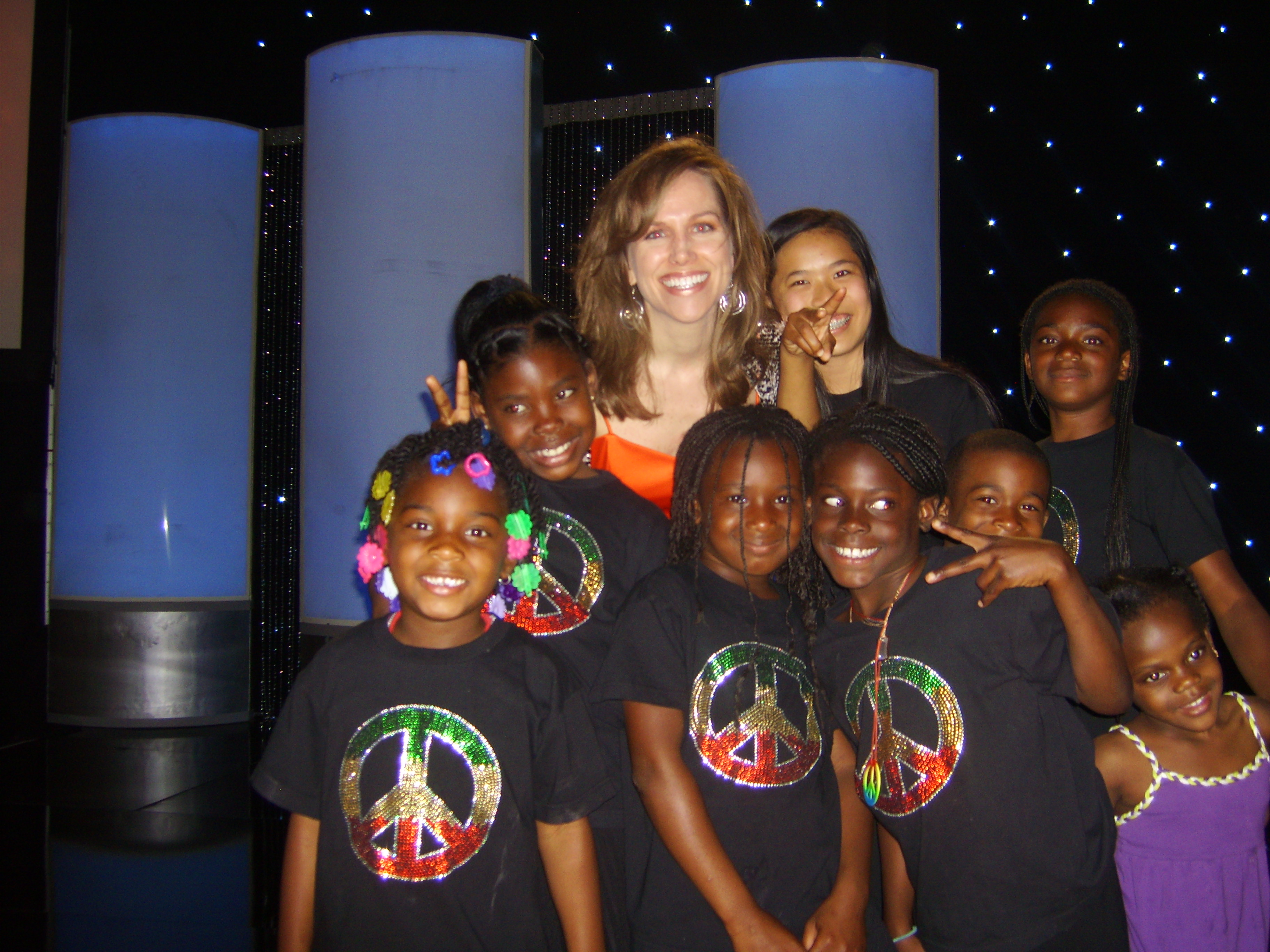 Jordan Roberts Opening Performance with Children's Choir at Variety Humanitarian Awards, Kodak Theatre. May 23, 2010